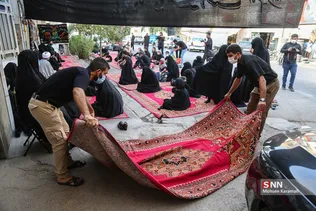 روضه خانگی در جوار خانه مادر شهید / قم