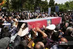 تشییع و تدفین پیکر نادر طالب‌زاده در بهشت زهرا(س)