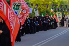 دانشجویان البرزی با کاروان مؤذن‌قیام راهی آیین وداع و تشییع قائد شهید انقلاب شدند