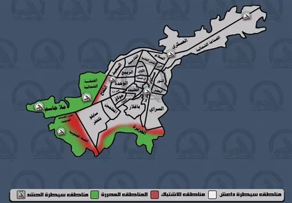 ورود نیروهای عراقی به محله الکفاح الشمالی در شمال غرب تلعفر