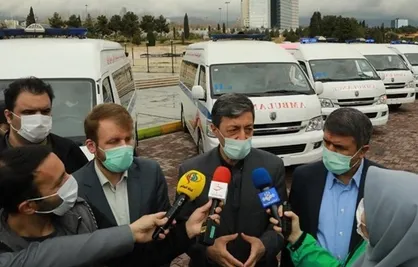 اهداء ۲۶ دستگاه آمبولانس به مراکز درمانی مناطق محروم