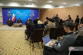 نشست خبری رئیس جمهور در قم