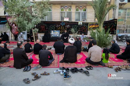 روضه خانگی در جوار خانه مادر شهید / قم