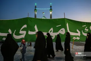 مسجد جمکران در شب نیمه شعبان 