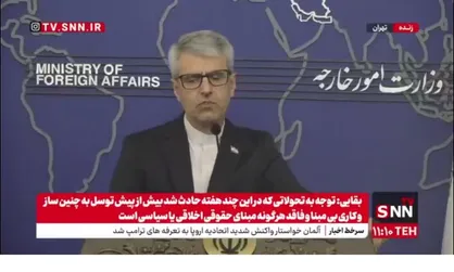 بقایی: آمریکا به عنوان بزرگترین حامی رژیم صهیونیستی باید در قبال جنایات رژیم پاسخگو باشد