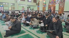 مراسم چهلم شهدای حوادث تروریستی دی‌ماه در همدان برگزار شد