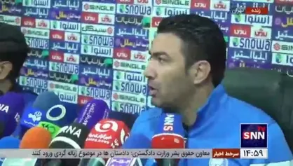 نکونام، سرمربی استقلال خطاب به خبرنگاران: این همه دربی زیبا نشده، دنبال زیبایی دربی فردا هستید؟!
