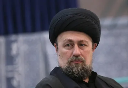 حضور حجت&zwnj;الاسلام سید حسن خمینی در مراسم چهلم قائد امت + فیلم