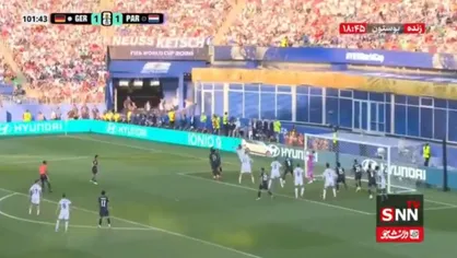 گل دوم آلمان به پاراگوئه توسط VAR رد شد + فیلم
