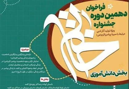 دریافت ۴۹۲ اثر برای شرکت در دهمین جشنواره &laquo;خاتم&raquo;