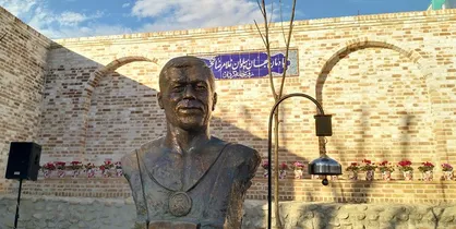 یادمان جهان پهلوان تختی رونمایی شد