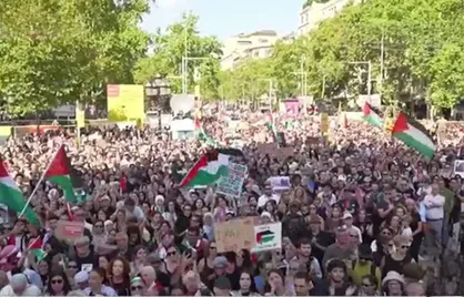 تجمع حامیان فلسطین در اسپانیا
