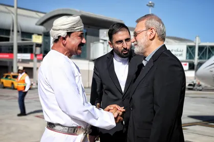 استقبال ارتشبد النعمانی از لاریجانی