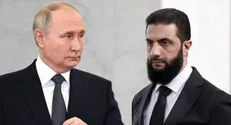 دیدار و گفتگوی جولانی با پوتین در کاخ کرملین + فیلم