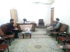 مسئول بسیج دانشجویی دانشگاه سیستان و بلوچستان با امام جمعه ایرانشهر دیدار و گفتگو کرد