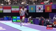 لحظاتی از مسابقه مهدی الفتی در بازی‌های آسیایی ۲۰۲۶ ناگویا
