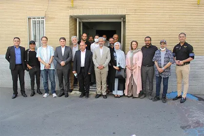 حضور جمعی از مدیران سیما در پشت صحنه سریال &laquo;راز ناتمام&raquo;