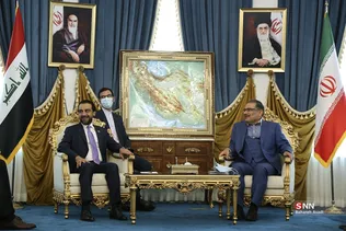 دیدار رئیس پارلمان عراق با علی شمخانی
