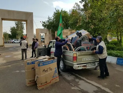 موکب دانشگاه آزاد خوزستان به زائران کم&zwnj;توان و نیازمند خدمت&zwnj;رسانی می&zwnj;کند