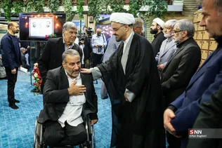 مراسم گرامیداشت شهید علی لاریجانی در مسجد بلال صدا و سیما