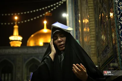 مراسم احیای شب نوزدهم ماه مبارک رمضان در حرم مطهر رضوی