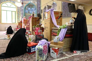 اهدای جهیزیه توسط بسیجیان مسجد چهاده معصوم