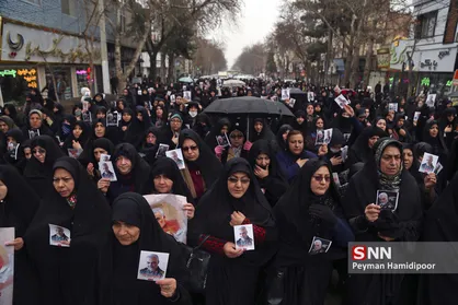 عزاداری مردم بجنورد در سوگ شهادت سردار قاسم سلیمانی