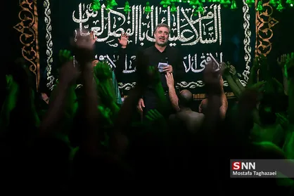 عزاداری شب پنجم محرم در هیئت موج الحسین (ع)