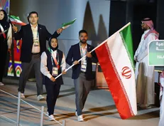 رژه کاروان ایران در افتتاحیه بازی همبستگی کشور‌های اسلامی + فیلم