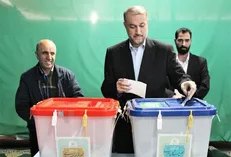 «امیرعبداللهیان» آرای خود را به صندوق انداخت