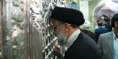 رئیسی حرم مطهر احمد بن موسی شاهچراغ را زیارت کرد