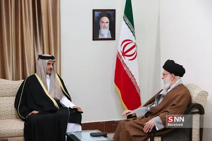 دیدار امیر قطر با رهبر معظم انقلاب اسلامی