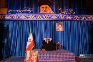 مراسم اجتماع شبانه مردمی در خیابان جمهوری اسلامی