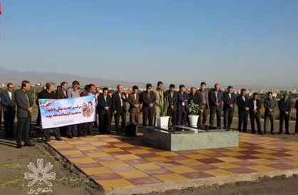 دانشگاهیان محقق اردبیلی با شهدای گمنام تجدید میثاق کردند