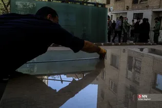 بازدید سخنگو و معاون خدمات شهری شهرداری تهران از روند بازسازی نقاط آسیب دیده