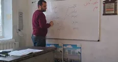 آقامعلم فداکار آسمانی شد