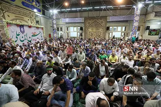 جشن میلاد امام حسن مجتبی در مسجد ارک