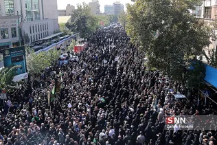 تشییع پیکر ۱۳۵ شهید گمنام دفاع مقدس