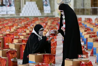 مرحله دوم رزمایش مومنانه در حرم امام خمینی (ره)