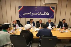 دیدار مردمی وزیر اقتصاد با گلپایگانی‌ها