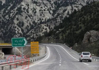 قطعه یک آزادراه تهران-شمال ۲ ساعت زیر بار ترافیک رفت