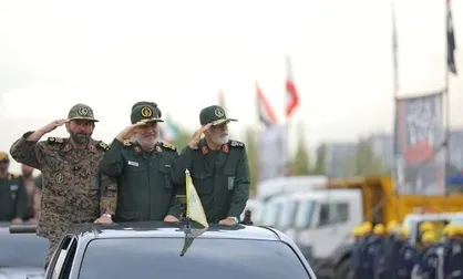 سان دیدن سردار سلامی از نیرو&zwnj;های حاضر در رزمایش بزرگ رزمی امنیتی &laquo;نصرالله&raquo; +فیلم