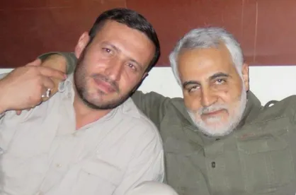 تصویر محافظ سردار شهید حاج قاسم سلیمانی شهید هادی طارمی