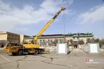 استقرار بیمارستان صحرایی ویژه بیماران کرونا در قم
