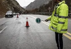 جاده هراز یکطرفه شد