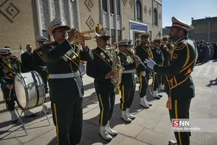 تشییع پیکر شهید پلیس افتخاری «محمود هوشمندی» در شیراز