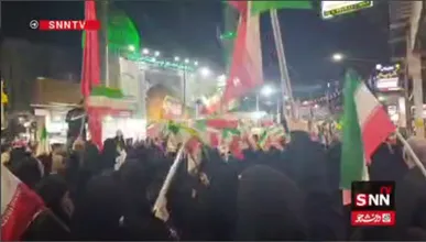 دزفول در چهلمین شب حماسه سازی فریاد حمایت از محور مقاومت سر می‌دهد + فیلم