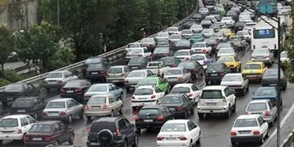 ترافیک سنگین در آزادراه تهران - شمال