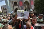 تشییع پیکر مطهر شهید «رضا زارع‌ مویدی» شهید مدافع امنیت در شیراز