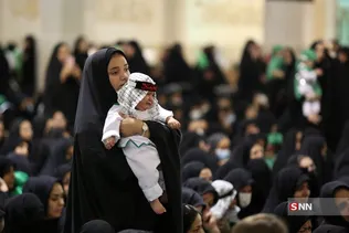 مراسم شیرخوارگان حسینی در حرم حضرت معصومه (س)